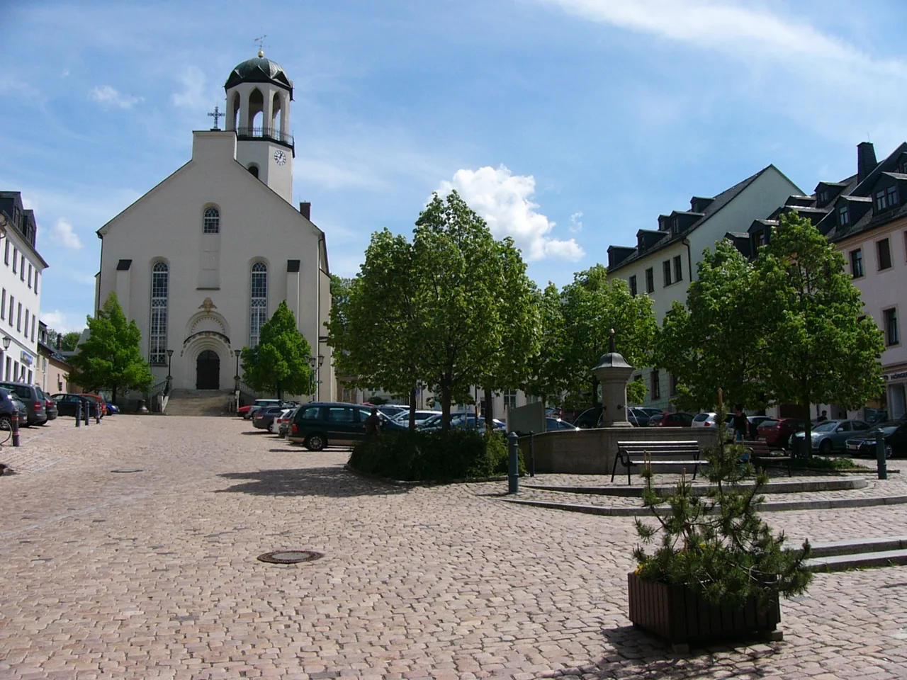 Ortsansicht von Auerbach/Vogtl.