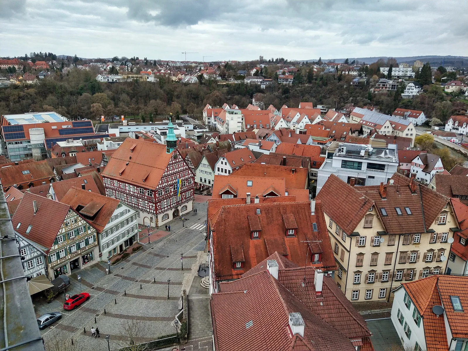 Marktplatz in Backnang