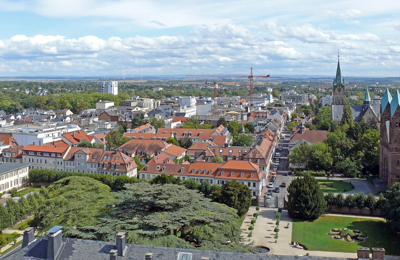 Ortsansicht von Bad Homburg v. d. Hoehe