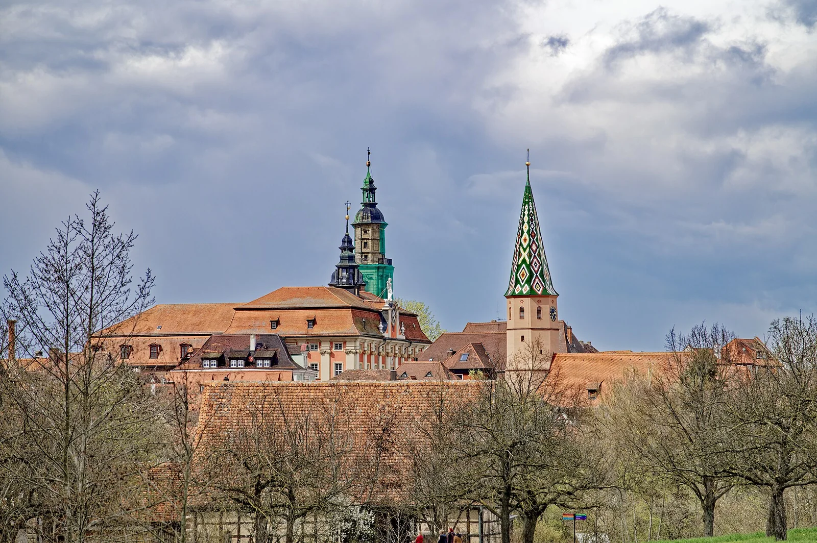 Rathaus und Seekapelle in Bad Windsheim