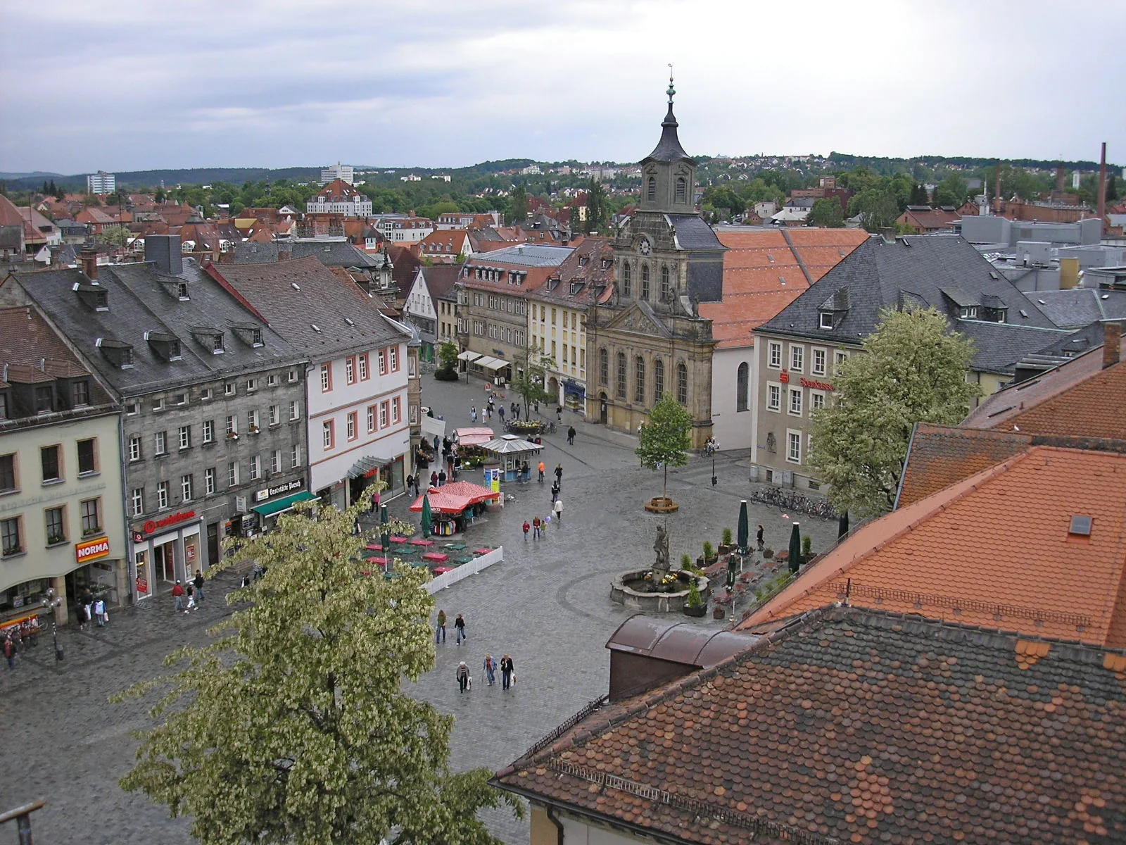 Marktplatz in Bayreuth