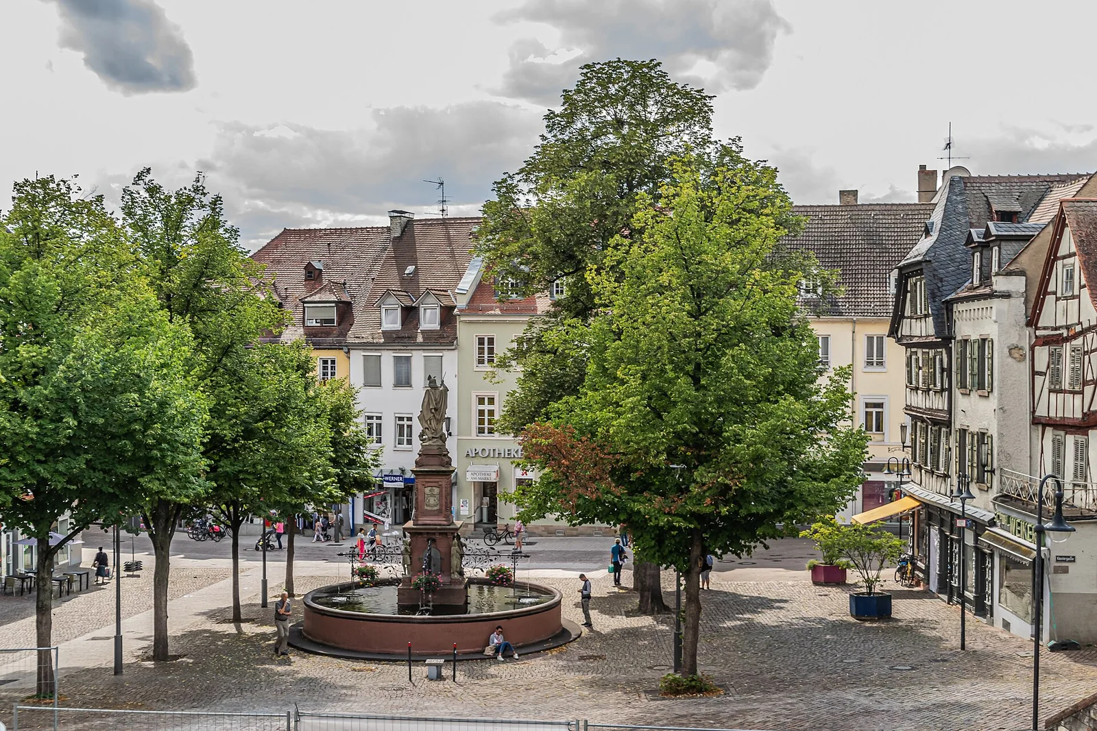 Marktplatz in Bensheim