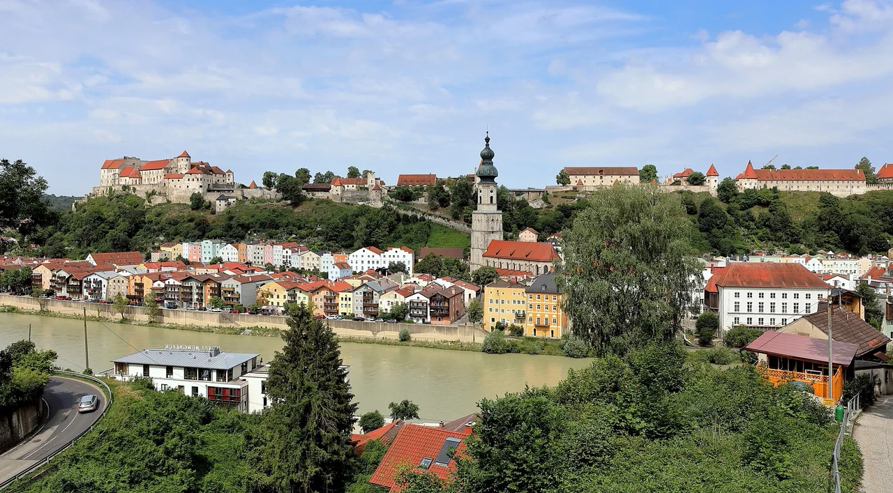 Ortsansicht von Burghausen