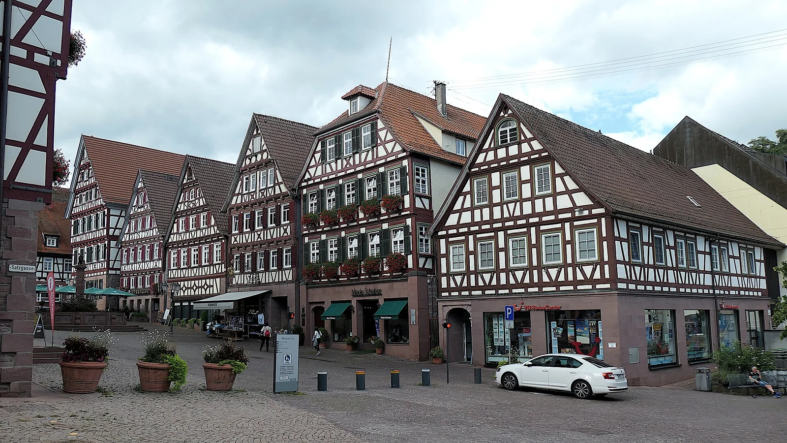 Marktplatz in der Altstadt von Calw