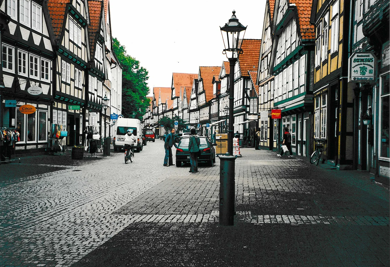 Blick auf die Altstadt von Celle