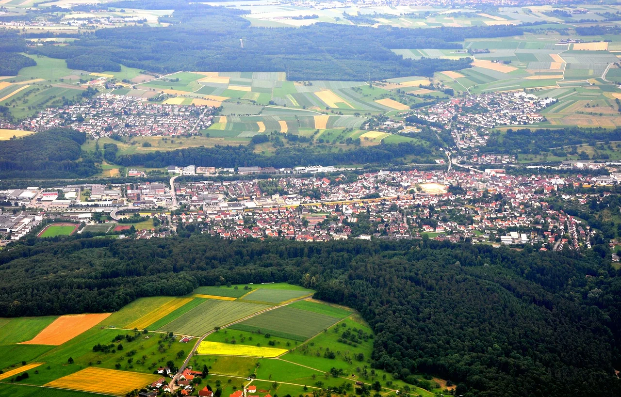 Ortsansicht von Ebersbach an der Fils