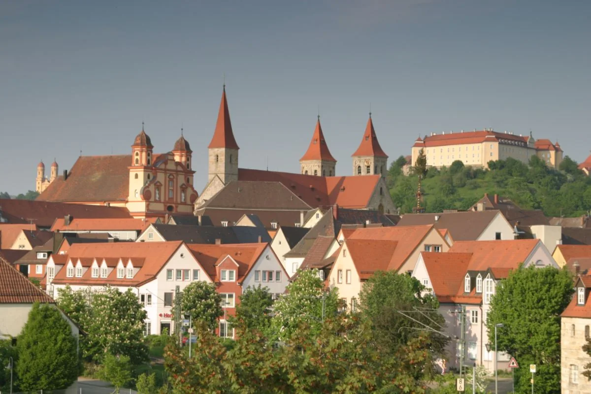 Ortsansicht von Ellwangen (Jagst)
