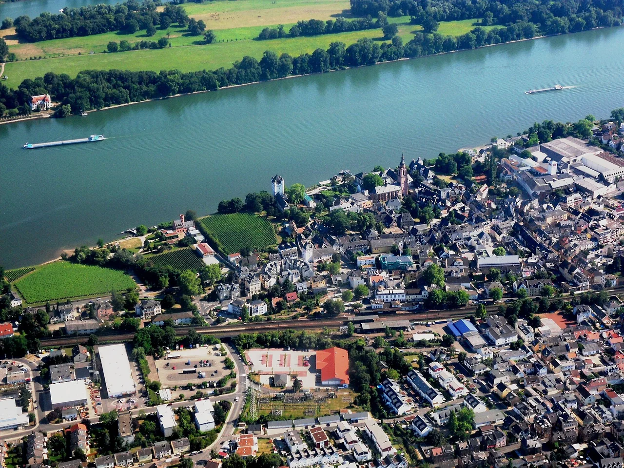 Ortsansicht von Eltville am Rhein