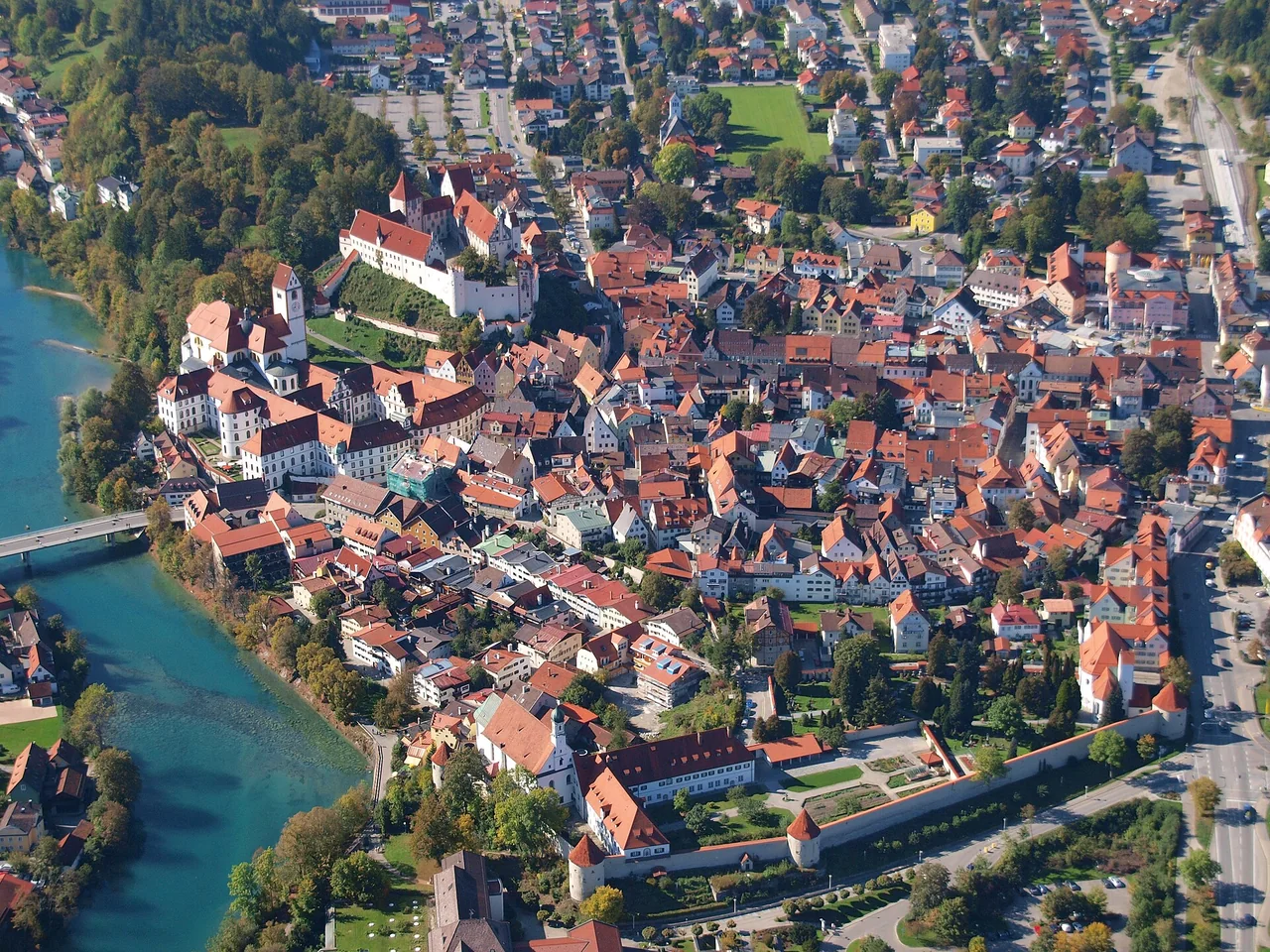 Ortsansicht von Füssen