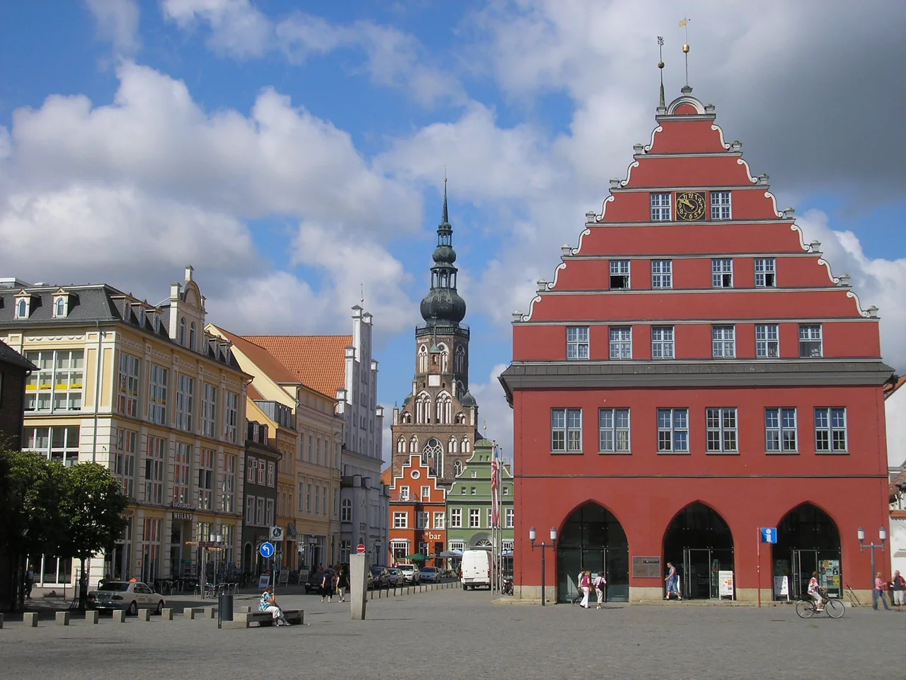 Ortsansicht von Greifswald
