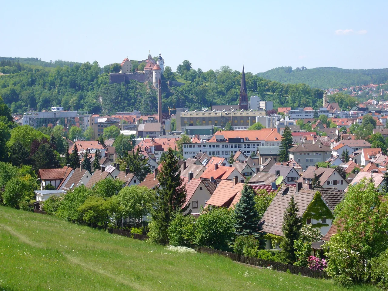 Ortsansicht von Heidenheim an der Brenz