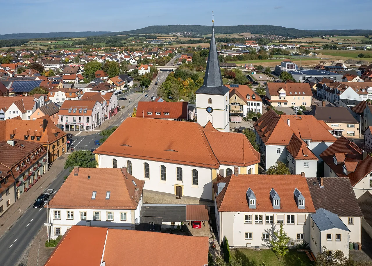 Ortsansicht von Hirschaid