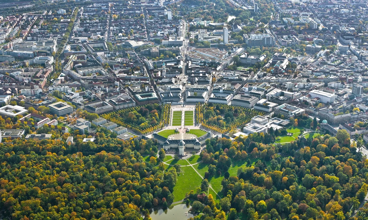 Ortsansicht von Karlsruhe
