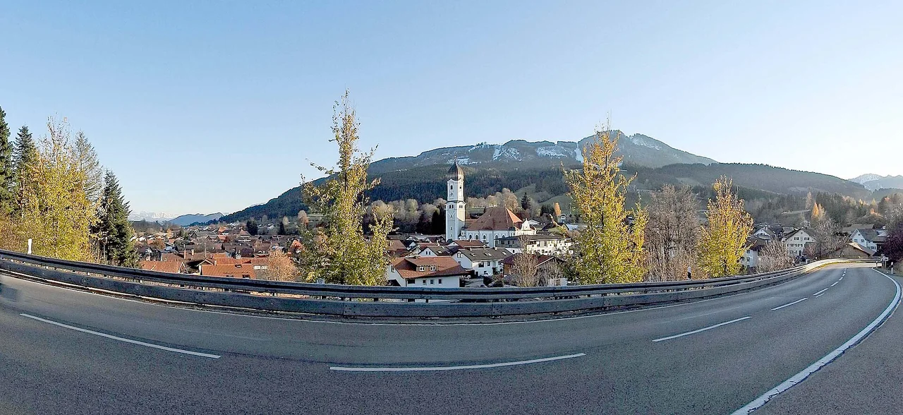 Ortsansicht von Nesselwang