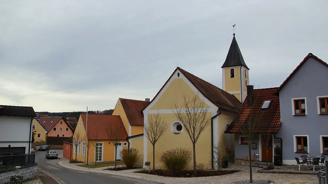 Stadtmotiv in Nittendorf: St Johannes Baptist - Schönhofen-000