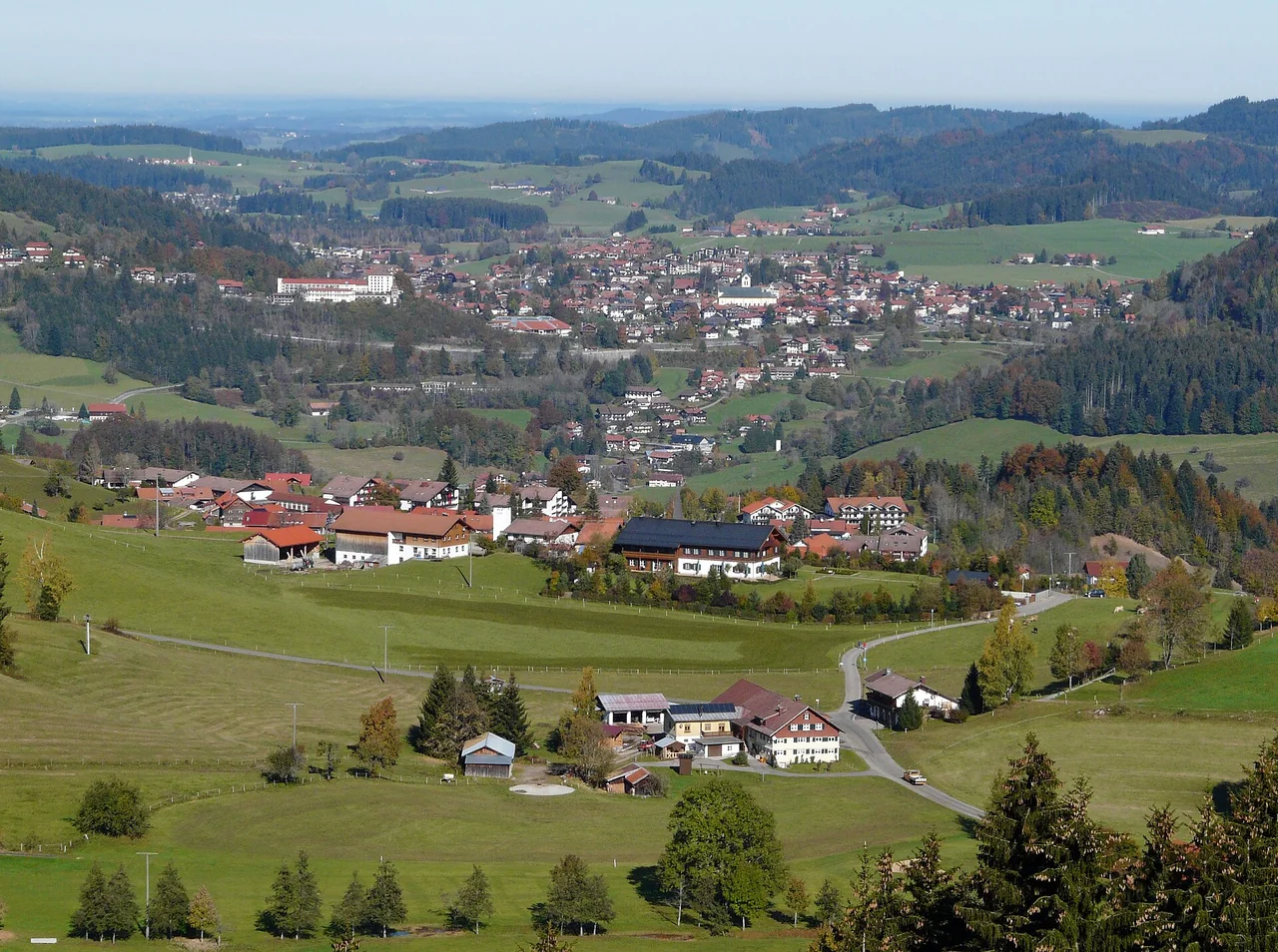 Ortsansicht von Oberstaufen