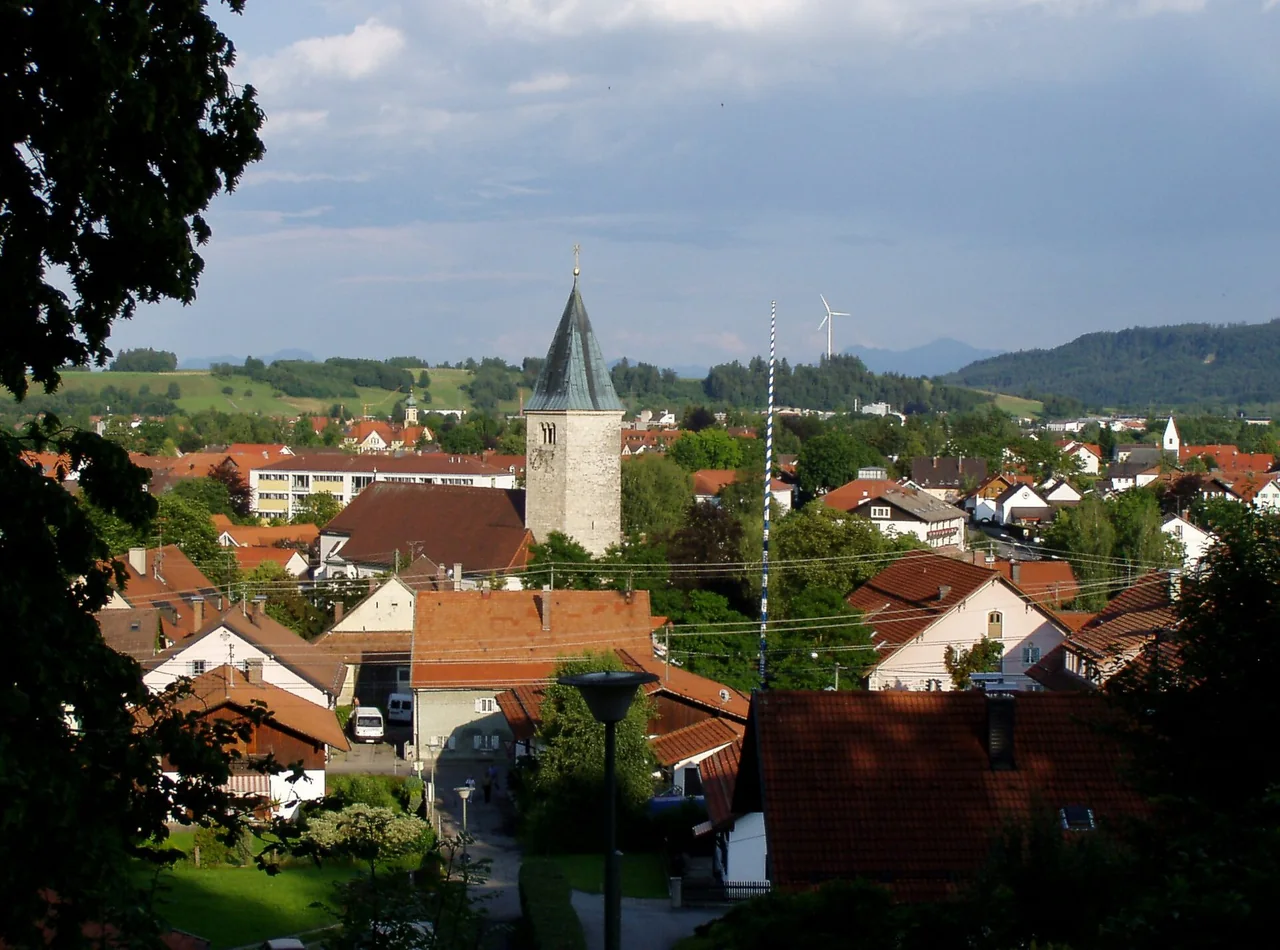 Ortsansicht von Peiting
