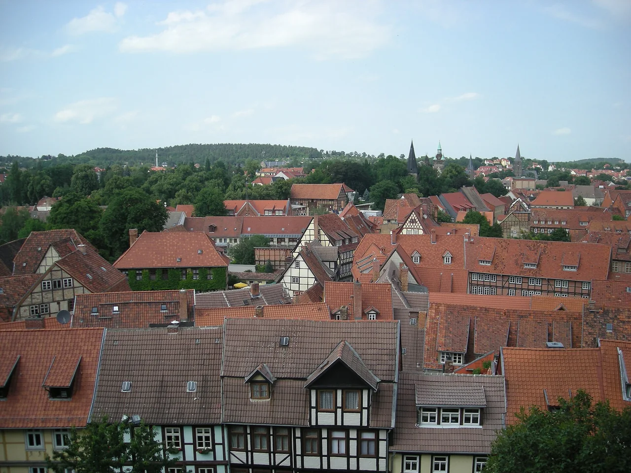 Ortsansicht von Quedlinburg
