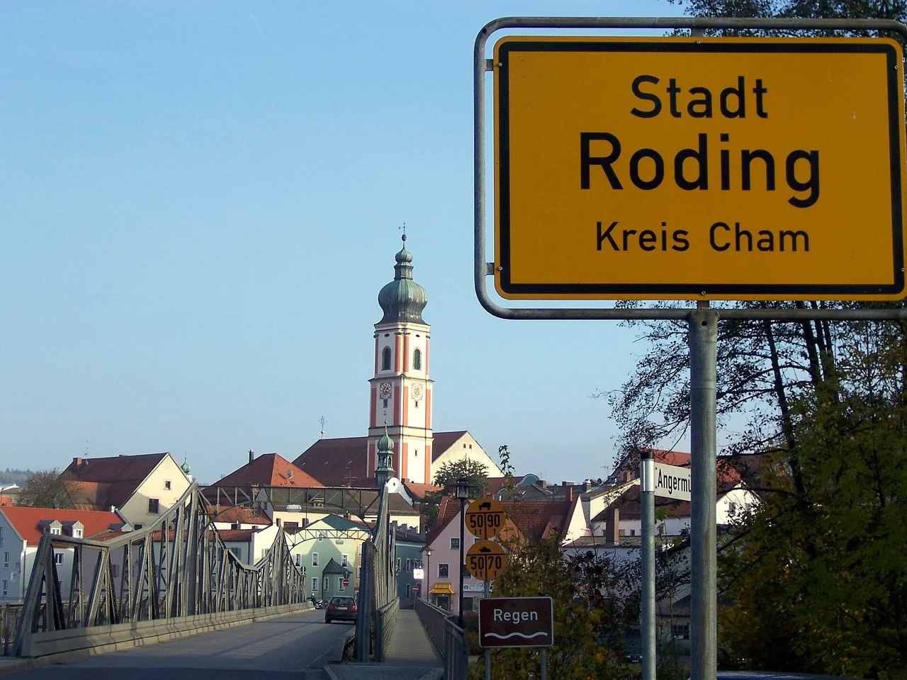 Ortsansicht von Roding