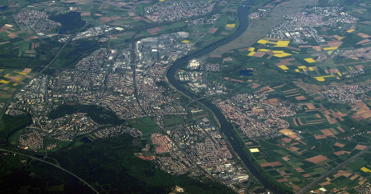 Ortsansicht von Ruesselsheim am Main