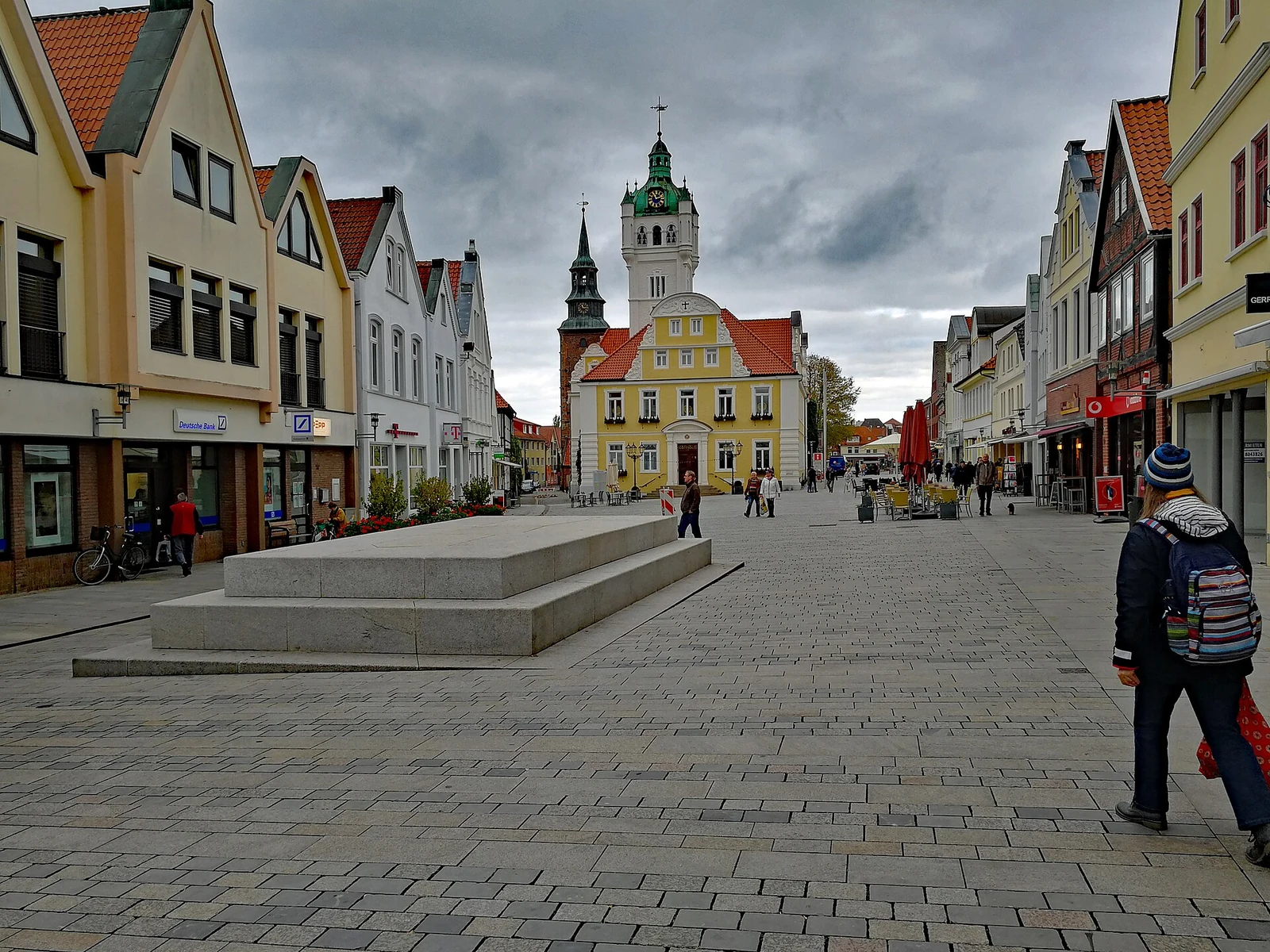 Rathaus und Marktplatz in Verden