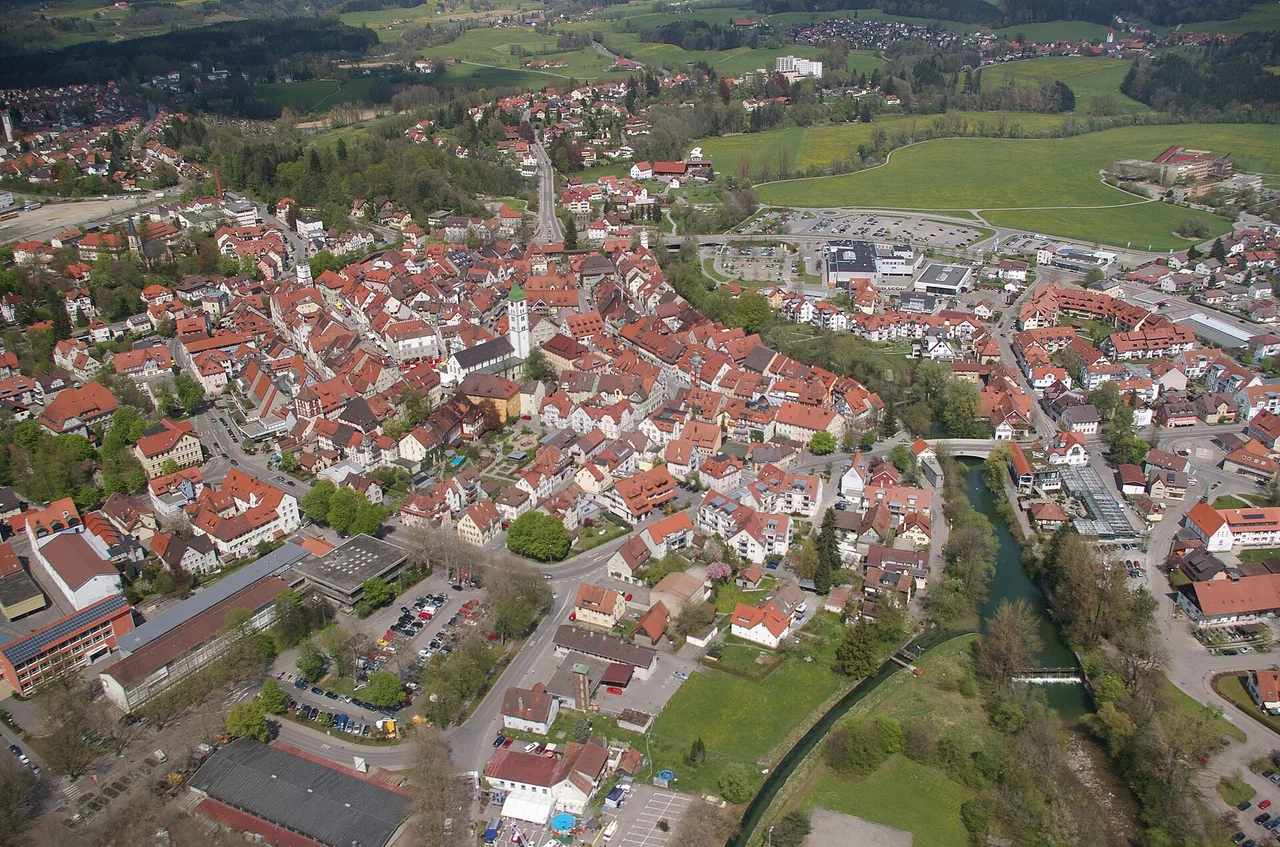 Ortsansicht von Wangen im Allgäu