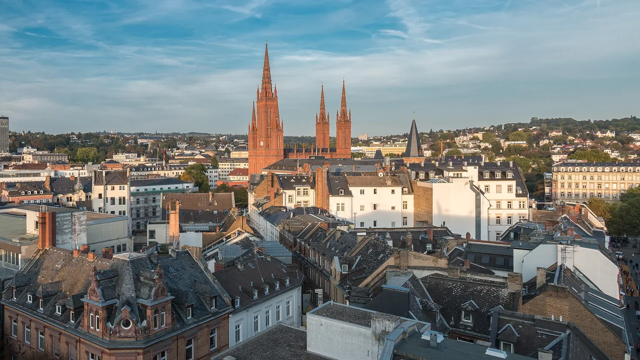 Ortsansicht von Wiesbaden